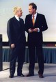 Lars Conrad mit Bundespräsident Johannes Rau